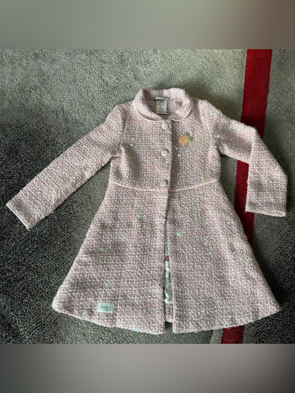 Disney girl’s pink coat - size 5/6